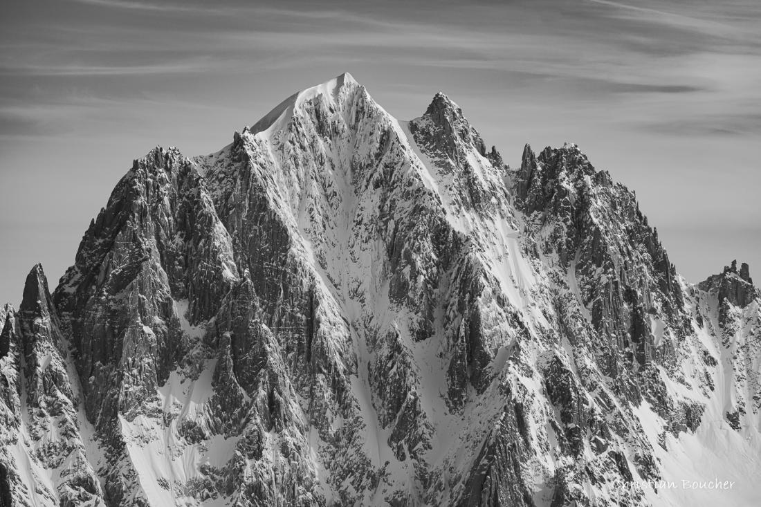 3865 - Massif du Mont Blanc - L'Aiguille Verte 3865 - Massif du Mont Blanc - L'Aiguille Verte