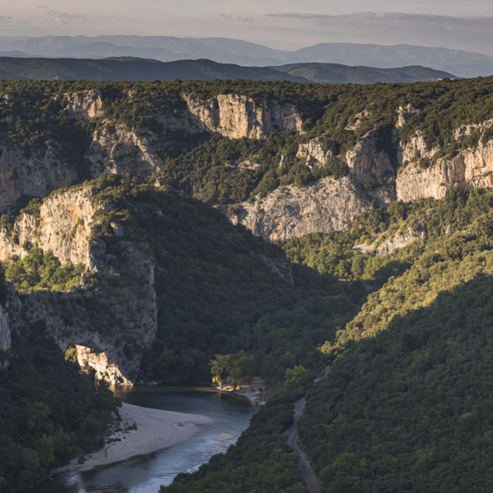 2503 Le Pont d'arc et la Combe d'Arc (grotteChauvet)